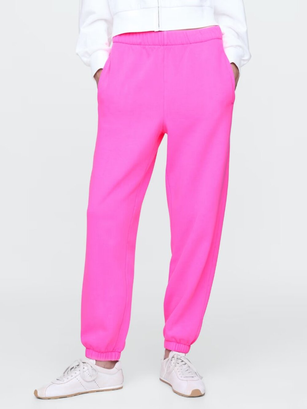 High Rise VintageSoft Relaxed Joggers in Sugar Plum Neon Pink